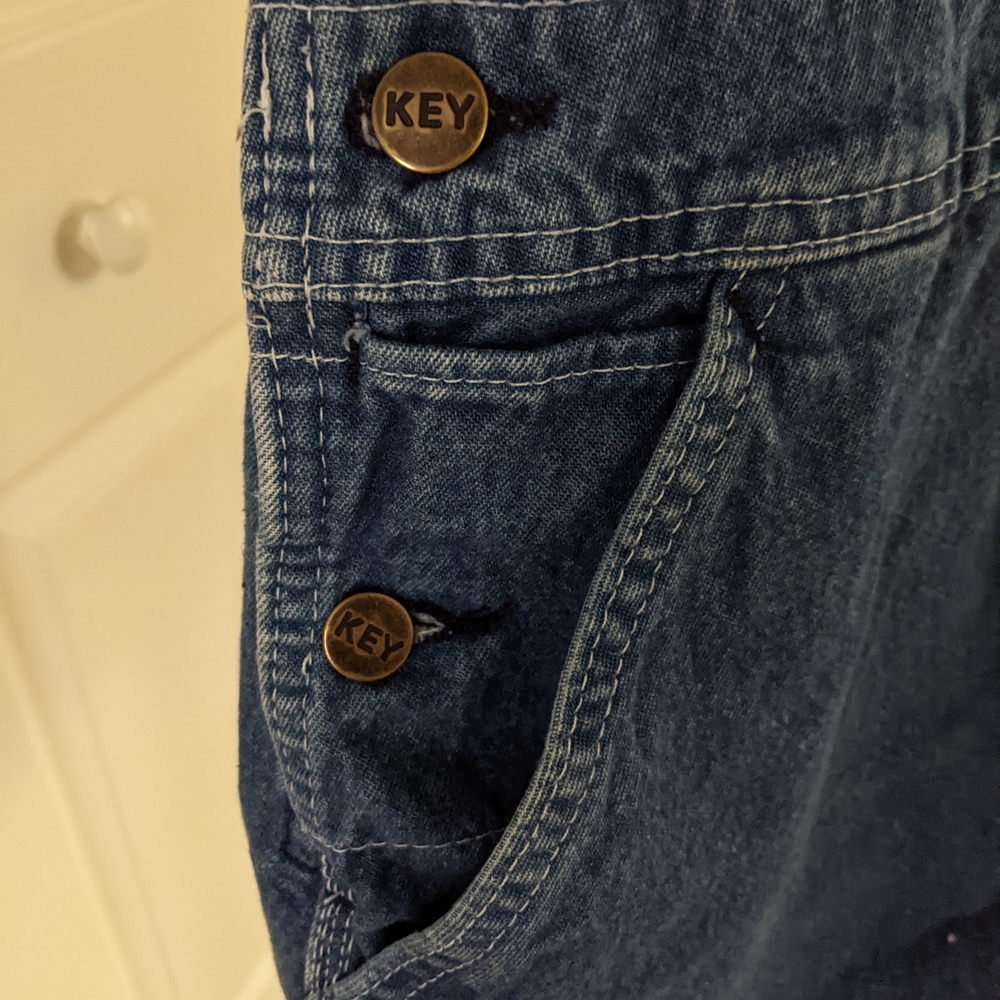 Key Denim Overalls - Picture 3 of 7